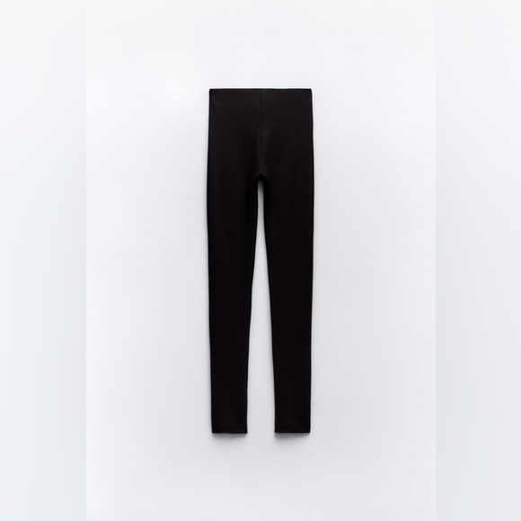 Zara Zippered stretch knit leggings - Picture 6 of 9